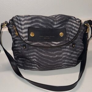 Marc by Marc Jacobs Black and Gray Patterned Bag